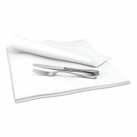 CASCADETIS Cascades, SELECT DINNER NAPKINS, 1-PLY, 15in X 15in, WHITE, 1000PK N692